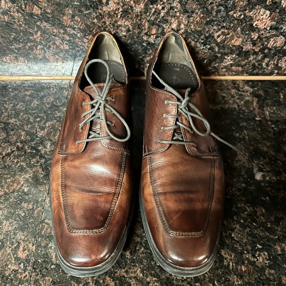 Cole Haan/nike Air Maroon Leather Oxford Shoes 9 main image 7